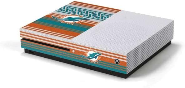 Skinit Decal Gaming Skin Compatible with Xbox One S Console - Officially Licensed NFL Miami Dolphins Trailblazer Design