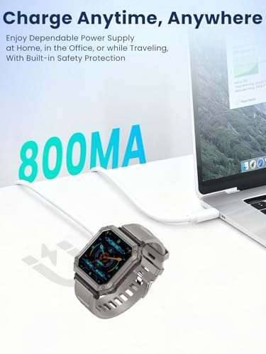 Cable de carga para reloj Paukila H31 evita cortes con diseño protector 5