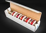 Assorted Gauges Magnet Wire Kit - Enamel Coated Copper Wire (5 Spools - 22, 24, 28, 30 & 32 AWG) by...