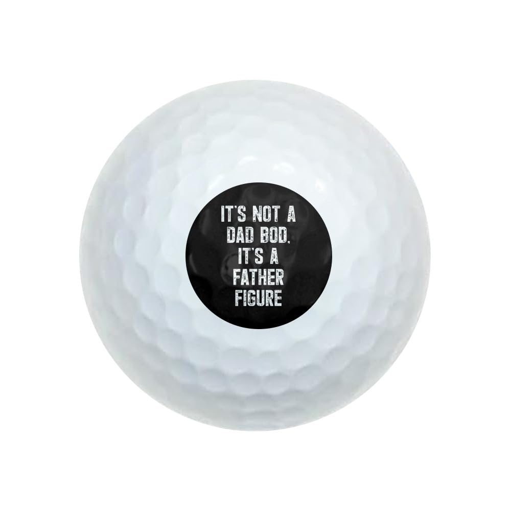 GRAPHICS & MORE Not a Dad BOD Novelty Golf Balls 3 Pack