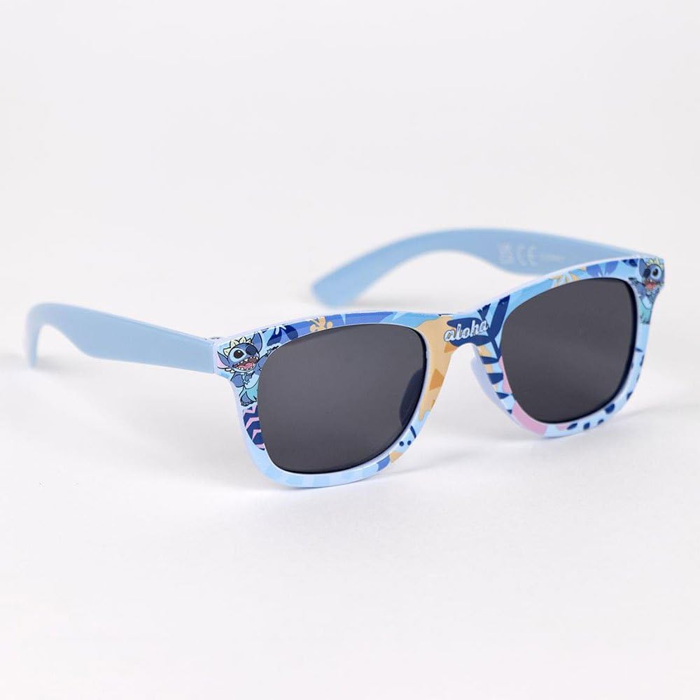 CERDÁ LIFE'S LITTLE MOMENTS zestaw Czapka i okulary Stitch, Wielobarwny, Standardowy Unisex dzieci, Wielobarwny, rozmiar uniwersalny