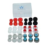 Lovinstar Replacement Earbuds for Powerbeats 2 3 Wireless Earphones Earbuds Replacement Eartips (1-Mix Color 18Pairs)