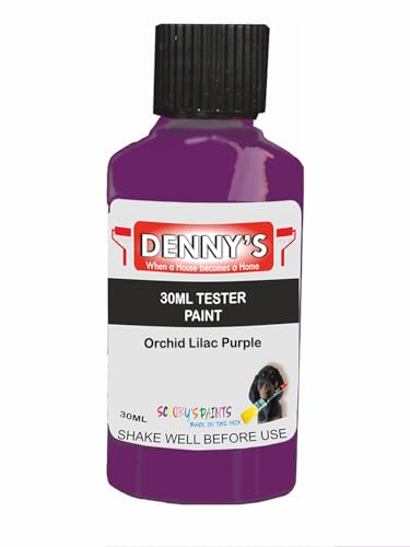Premium Interior Wall & Furniture Chalk Paint – Orchid Lilac Purple – Rich Matt Finish, Durable & Washable, Low Odour, Ideal for Living Rooms, Bedrooms & Hallways (30ML Tester Bottle)