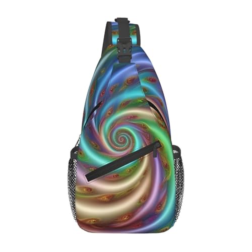 Morrales de día tipo bandolera tie dye para mujer y hombre miniatura 1