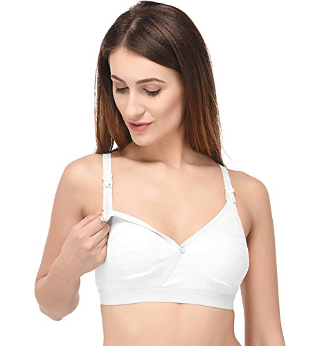 Image of Fabme Women's Hosiery Seamless Nursing Bra - Pack of 3