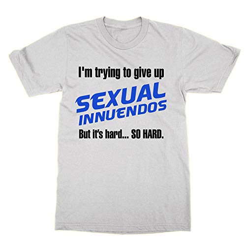 T-shirt Sexual Innuendos en coton imprimé col rond pour homme