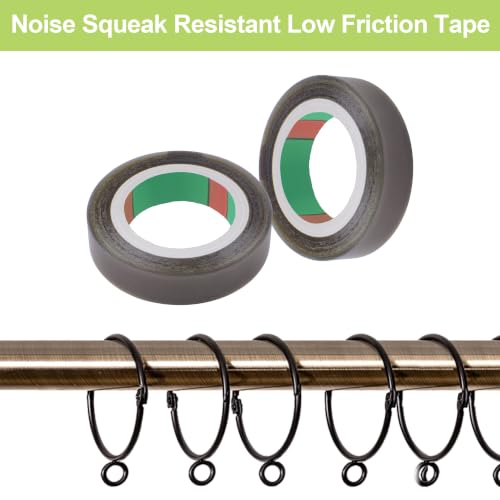Image of 1 /2 inch x 33FT Low Friction Drawer Curtain Slide Tape, Transparent