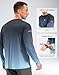 Men's Sun Protection Long Sleeve Shirts UPF 50+ Rash Guard Swim Lightweight Cooling UV SPF Shirt Fishing Workout Quick Dry