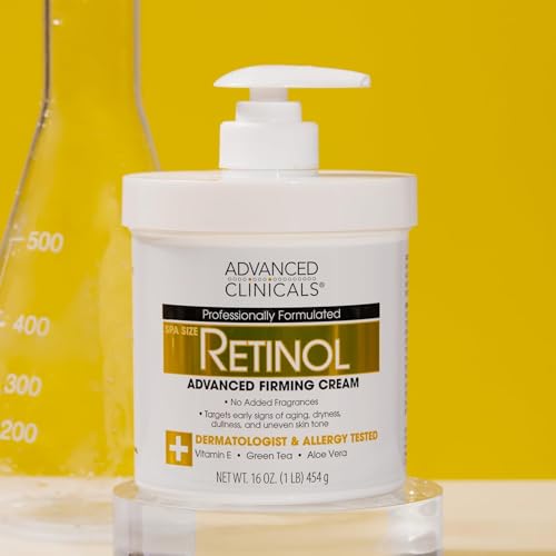Advanced Clinicals Retinol Body Lotion & Face Moisturizer 454g – Anti-Aging Cream for Crepey, Wrinkled, Sagging & Sun-Damaged Skin - Image 7
