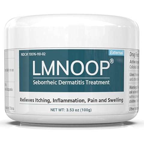 LMNOOP Seborrheic Dermatitis Cream, Extra Strength Scalp Treatment for Psoriasis, Folliculitis, Eczema, Dry Scalp, Dandruff, Anti-Itch and Soothing Skin 3.53 OZ Cover