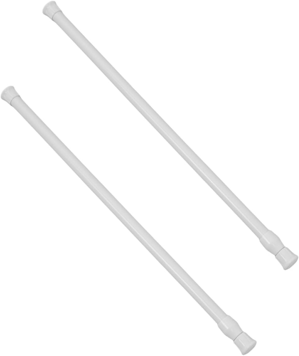 Garneck Telescopic Curtain Rods No Drill Small Shower Curtain Rods for Bathroom Iron