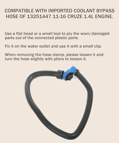 Bylikeho 1314LQYPTRG001 Coolant Bypass Hose Inlet Hose, Radiator Upper Coolant Hose Replacement,Car Accessories Engine Coolant Inlet Hose thumb #5