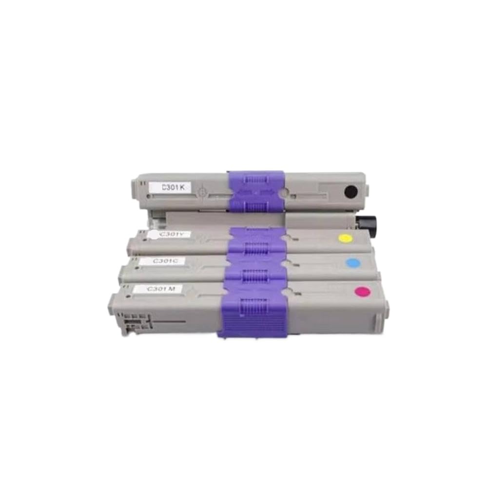 Toner compatible Okidata C301 C321 résout les problèmes de lignes blanches - 2