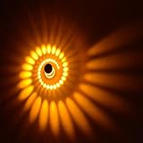 wandlampe gelb orange 【 Energie】3W LED Deckenleuchte; Eingangsspannung: 85-265V, 50 / 60Hz.