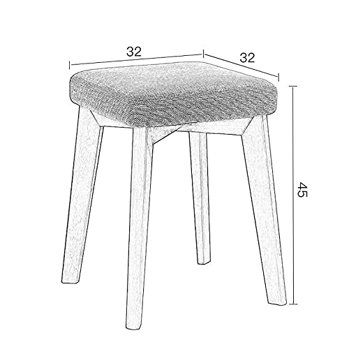 Banc de piano en cuir, tabouret de coiffeuse, siège de piano, banc de maquillage, tabouret avec surface de siège rembourrée et pieds en bois massif, choix de plusieurs couleurs et facile à assembler - Les Beatles, Paul McCartney, John Lennon, RIngo Starr, George Harrison Banc de piano en cuir, tabouret de coiffeuse, siège de piano, banc de maquillage, tabouret avec surface de siège rembourrée et pieds en bois massif, choix de plusieurs couleurs et facile à assembler – Image 3