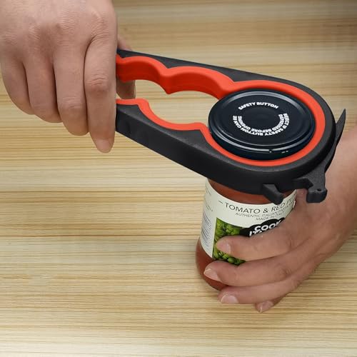 Image of Jar Opener for Weak Hands, 5 in 1 Bottle Opener for Seniors with arthritis