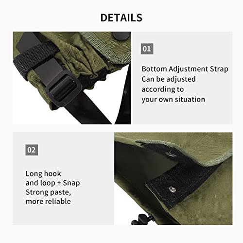 Polainas De Perna BORDSTRACT, Polainas Para Botas De Neve Ajustáveis ​​à Prova D'água, Capa De Bota