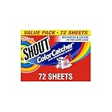 Shout?Color Catcher Dye Trapping Sheets, 72.0 Count