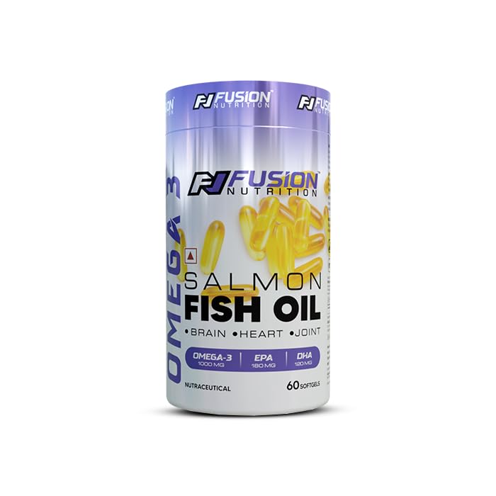 F7 Fusion Nutrition’s Salmon Fish Oil is a powerful supplement that supports heart health by reducing triglycerides and plaque formation in arteries (60 TABLATS)