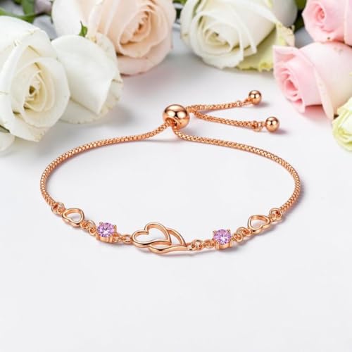 Image of Nilu's Collection Copper Sterling Silver Charm Bracelet for Women(Pack of 1)