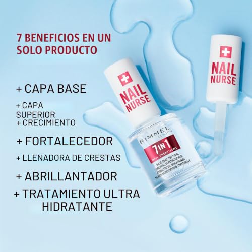 Miniatura 3 de Rimmel London, Nail Care, Multi Benefit 7 in 1, Tratamiento de uñas, 12 ml (Paquete de 2)