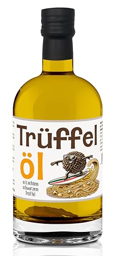 Trüffelöl mit echtem schwarzem Trüffel 250ml extra vergine ideal für Pasta