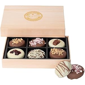 Valentine’s Day Cookie Gift – Chocolate Covered Cookie Gift – Cookie Gift Box – Gourmet Cookie Gift – Food Gifts for Men/Women – Birthday, Thank You, Employee/Nurse Appreciation, Anniversary