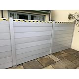 Reusable Aluminum Flood Barrier for Doors, 1.6m High, Waterproof Flood Control for Garage & Basement, Customizable Width, Reflective Warning Strip