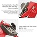 Aomiun Climbing Hand Ascender Mountaineering Rock Climbing Tree Arborist Strong Rappelling Gear Equipment Rope Clamp with Ergonomic Rubber Handle, Aluminum Alloy Climbing Ascender for 10~13MM Rope