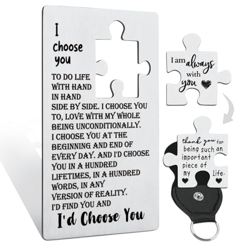 llxxeyopqdxz Wedding Gifts for Husband from Wife, Wallet Card Love Gift for Men, Birthday Card for Husband, Romantic Cards for Husband, Gifts for Boyfriend, Wallet Inserts