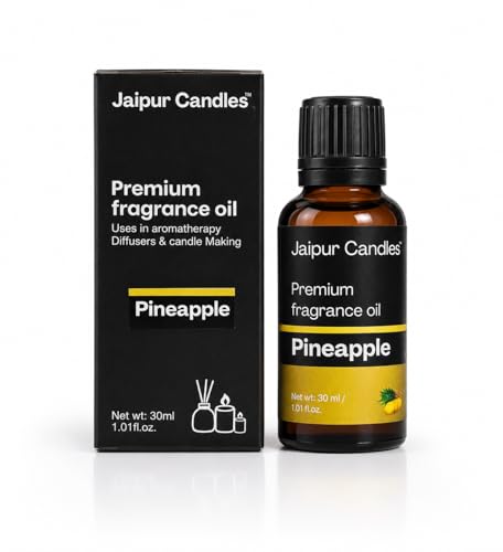 Image of Fragrance Oil | 30 ml | Aroma Oil for Home Fragrance | Best for Aromatherapy | Use in Diffusers, Candles, Air Fresheners (30ML, Pineapple)