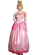コスプレ 仮装 ピンクプリンセス 大人用 S 【 コスプレ 衣装 ハロウィン 仮装 コスチューム プリンセスドレス 大人用 お姫様 女性用 レディース パーティーグッズ 余興 】 Amazon.co.jp: [SSUPTEMBER2] ピーチ プリンセス 姫ドレス お姫様