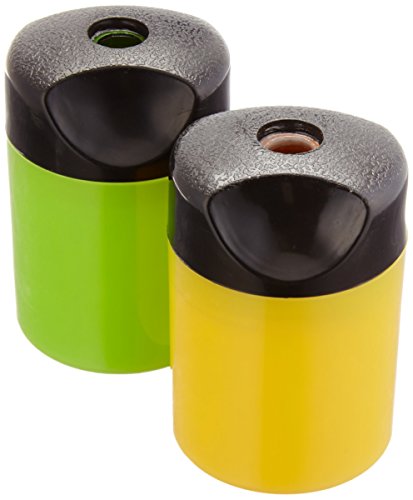 Amazon Basics Compact Manual Pencil Sharpener - 2-Pack