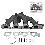 MYOYAY Engine Exhaust Manifold Kit Fit for Chevrolet Captiva Sport 2012 L4 2.4L Equinox GMC Terrain 2010-2012 L4 2.4L, 674-940 Exhaust Manifold Kit with Gasket Bolts Nuts