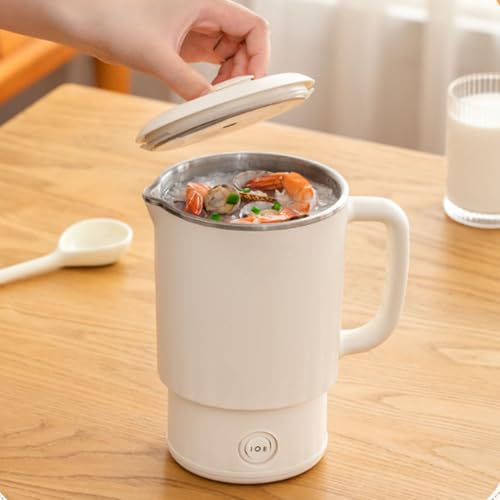 Hervidor eléctrico plegable portátil 600ml acero inox