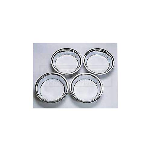 Eckler's Premier Quality Products 40337454 Chevy Rally Wheel Trim Rings 15 X 8 Stainless Steel