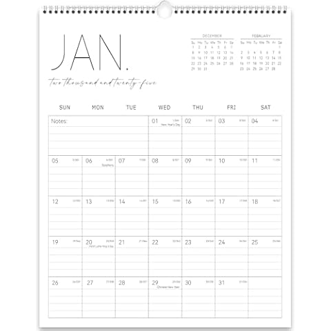 Guasslee 2025-26 Wall Calendar Cover
