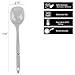 Reston Lloyd Cooking Spoon for Serving, Basting, Mixing, Heat Resistant, BPA Free Melamine 11 inch Utensil with Ergonomic Handle, Lemon