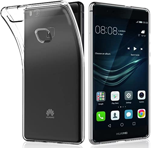 NEW'C Funda para Huawei P9 Lite, Anti- Choques y Anti- Arañazos, Silicona TPU, HD Clara