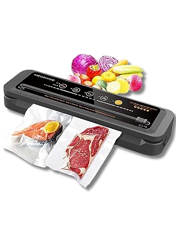 MegaWise Powerful and Compact Vacuum Sealer Machine One-Touch Automatic Food Sealer MegaWise Powerful and Compact Vacuum Sealer Machine One-Touch Automatic Food Sealer