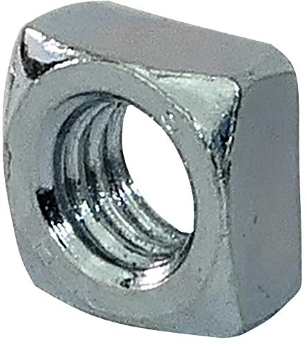 Dadi Quadrati VGOL M8 In Acciaio Zincato - Set Da 20 Pezzi Per Fai-Da-Te E Professionisti Dadi Zincati 20x20x6mm Mobili Macchinari