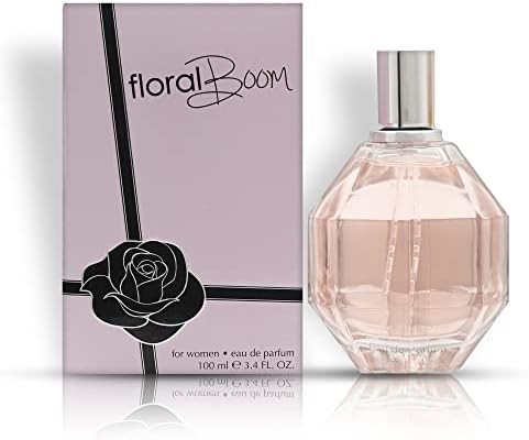 Sandora Fragrances Floral Boom Womens Perfume, Fragrance For women, Eau de Parfum Natural Spray, Classic Warm Floral Scents of Rose Petals, freesia, Cattleya Orchids, 100 ml 3.4 fl oz
