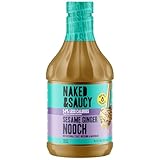 Naked & Saucy Low Calorie Creamy Sesame Ginger Dressing, Gluten-Free, Soy-Free, Vegan, Paleo, 31 fl oz