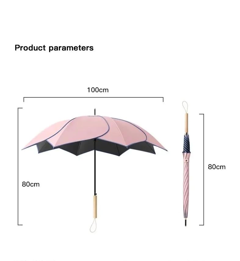 Image of The Purple Tree Colorful Floral Print UV Protection Umbrella for Women & Men | Auto Open & Close Folding Umbrella | Windproof, Lightweight, Travel Umbrella with Sun UPF 50+ Protection