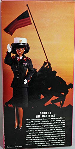 Muñeca Barbie Marine Corps African-American miniatura 2