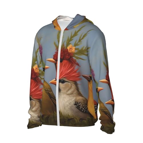 Animal Party Camiseta masculina com capuz e proteção solar FPS 50+, manga comprida, Rash Guard, Pret