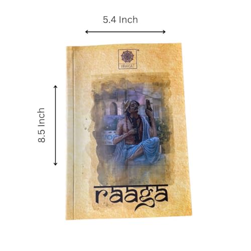 Image of RAAGA DIARY No Ink-Bleed | Hard-bound | Journal | Planner | Gifts for Men | Gifts for girls | Travel Diary