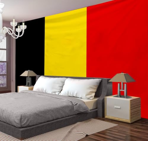 Tapisserie drapeau belge pour salon et décoration murale de chambre - 3