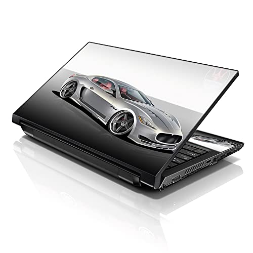 Image of LSS Laptop 15 15.6 Skin Cover with Colorful Cool Car Pattern for HP Dell Lenovo Apple Asus Acer Compaq - Fits 13.3 inch 14 inch 15.6 inch 16 inch (2 Wrist Pads Free)