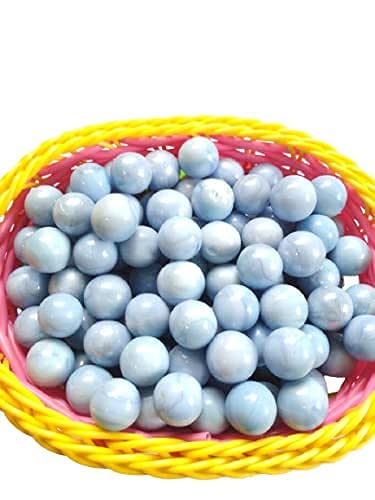 Image of Decorative Glass Marble Kanche Pebbles for Decoration & Kids Playing Kanche /goli Glass Marbles(Grey 950 Gram)